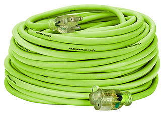 Flexzilla® Pro Extension Cord, 14/3 AWG SJTW, 100', Outdoor, Lighted Plug